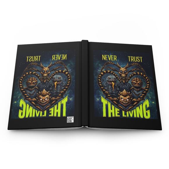 Gothic Horror “Never Trust The Living” Handmade Lined Journal - Picture 2 of 6